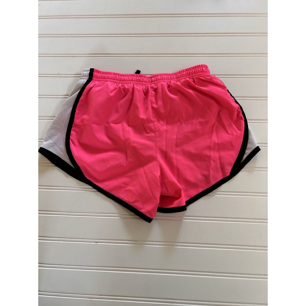 GOOD Nike Pro Dri-FIT Girls Shorts M Pink Black Gym Activewear athleisure